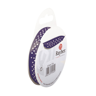 Ruban de satin pointillé - Rayher - Rougier et Plé