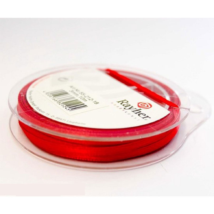 Ruban de satin rouge - Rayher - Rougier et Plé