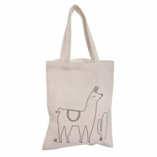 Sac en coton Lama 20 x 25 cm - Rayher - Rougier et Plé