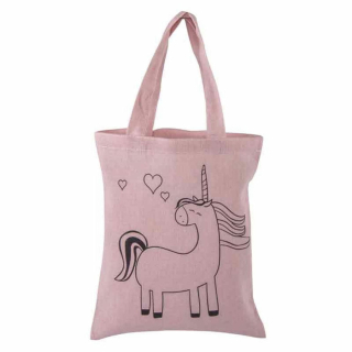 Sac en coton Licorne 20 x 25 cm - Rayher - Rougier et Plé