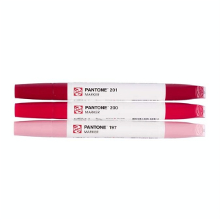 Marqueur double pointe Set Red 3 pcs - Talens - Rougier et Plé