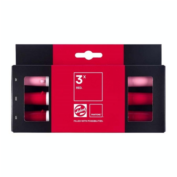 Marqueur double pointe Set Red 3 pcs - Talens - Rougier et Plé