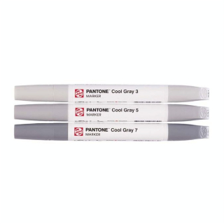 Marqueur double pointe Set Cool Gray 3 pcs - Talens - Rougier et Plé