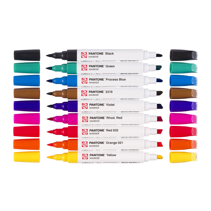 Marqueur double pointe Set Primary 9 pcs - Talens - Rougier et Plé
