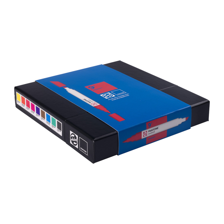 Marqueur double pointe Set Primary 9 pcs - Talens - Rougier et Plé