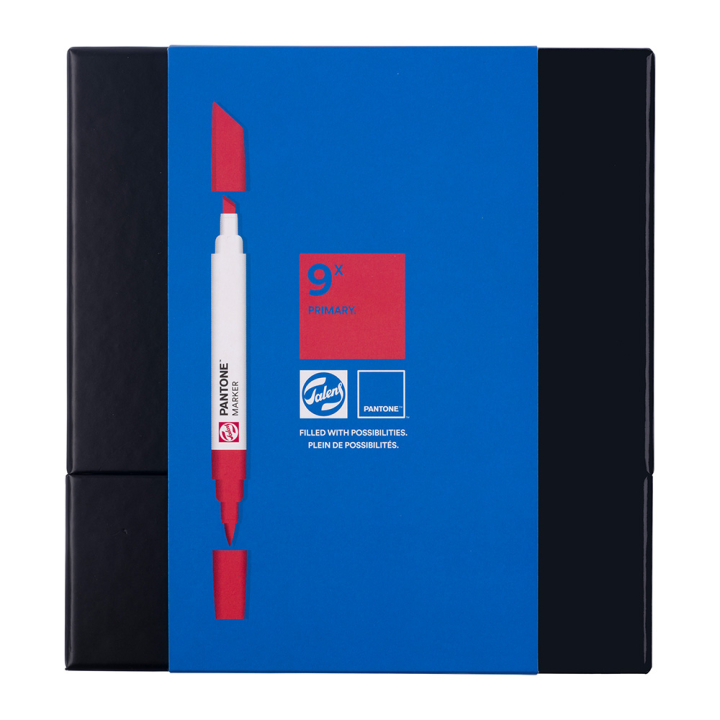 Marqueur double pointe Set Primary 9 pcs - Talens - Rougier et Plé