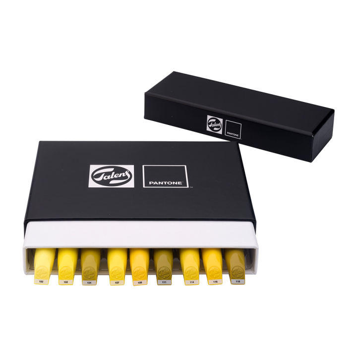 Marqueur double pointe Set Yellow 9 pcs - Talens - Rougier et Plé
