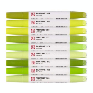 Marqueur double pointe Set Green Yellow 9 pcs - Talens - Rougier et Plé