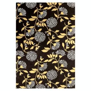 Papier népalais 28 x 21,5 cm 12 pcs Foil Noir Jaune - Artemio - Rougier et Plé