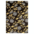 Papier népalais 28 x 21,5 cm 12 pcs Foil Noir Jaune - Artemio - Rougier et Plé