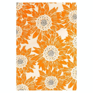 Papier népalais 28 x 21,5 cm 12 pcs Foil Orange - Artemio - Rougier et Plé