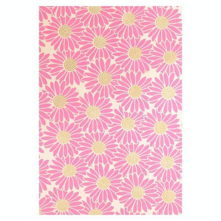 Papier népalais 28 x 21,5 cm 12 pcs Foil Rose - Artemio - Rougier et Plé