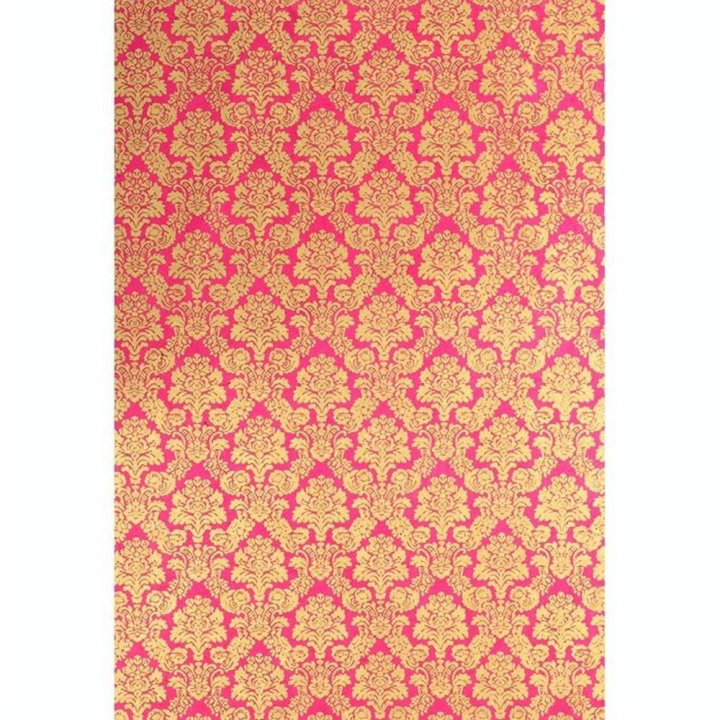 Papier népalais 28 x 21,5 cm 12 pcs Foil Rose - Artemio - Rougier et Plé