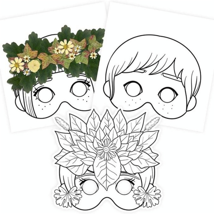 Carnet de coloriage Graffy Nature Pop Mask - Avenue Mandarine - Rougier et Plé