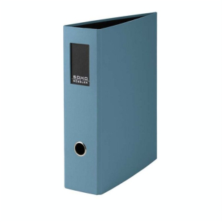 Classeur à levier S.O.H.O 32 x 28,5 cm Dos 85 mm Bleu denim - Rössler - Rougier et Plé