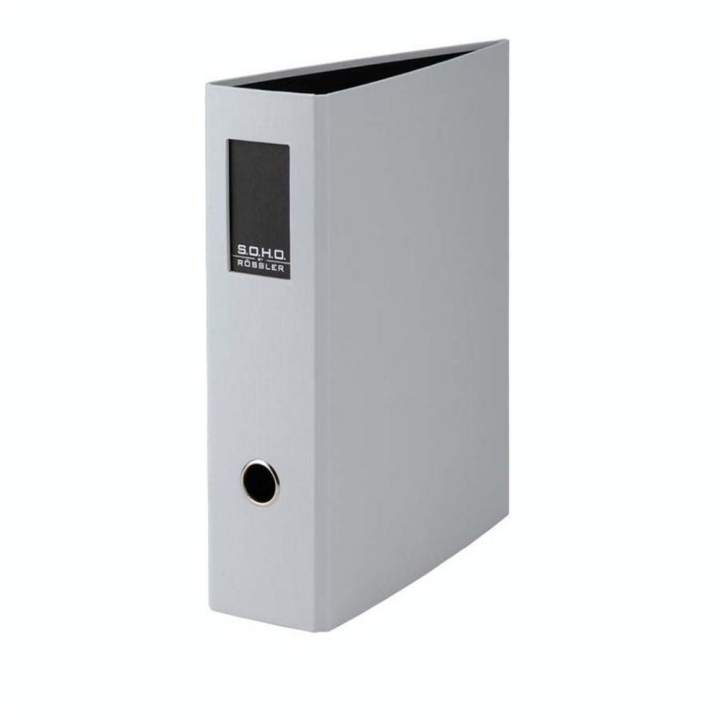 Classeur à levier S.O.H.O 32 x 28,5 cm Dos 85 mm Gris - Rössler - Rougier et Plé