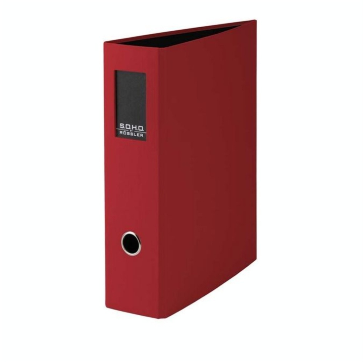 Classeur à levier S.O.H.O 32 x 28,5 cm Dos 85 mm Rouge - Rössler - Rougier et Plé