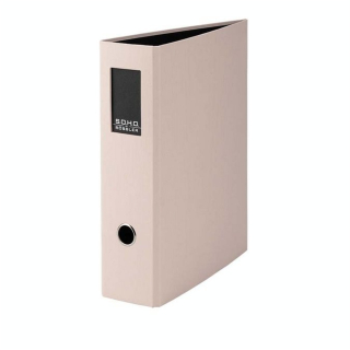 Classeur à levier S.O.H.O 32 x 28,5 cm Dos 85 mm Rose poudré - Rössler - Rougier et Plé