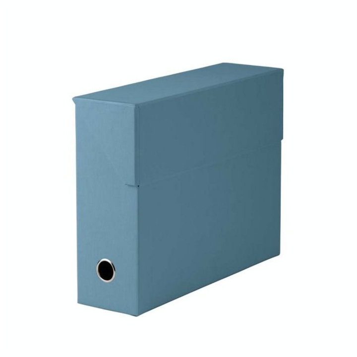 Boîte de transfert S.O.H.O  33,5 x 22,5 cm Dos 95mm Bleu denim - Rössler - Rougier et Plé