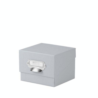 Boîte à photos et cartes A6 S.O.H.O 12,5 x 16,7 x 15,2 cm Gris - Rössler - Rougier et Plé