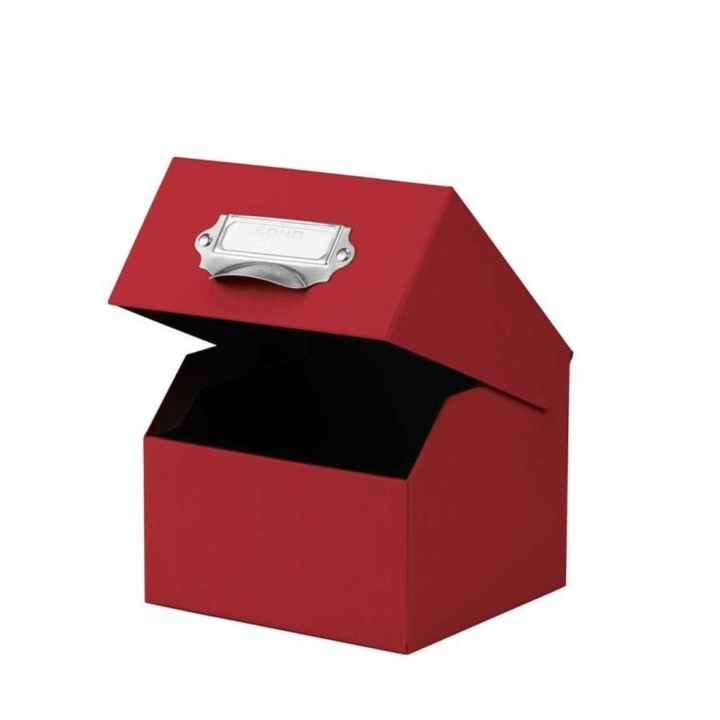 Boîte à photos et cartes A6 S.O.H.O 12,5 x 16,7 x 15,2 cm Rouge - Rössler - Rougier et Plé