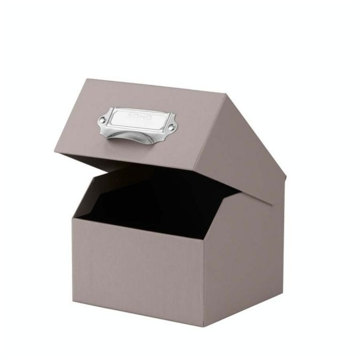 Boîte à photos et cartes A6 S.O.H.O 12,5 x 16,7 x 15,2 cm Beige - Rössler - Rougier et Plé