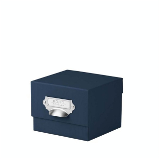 Boîte à photos et cartes A6 S.O.H.O 12,5 x 16,7 x 15,2 cm Bleu marine - Rössler - Rougier et Plé