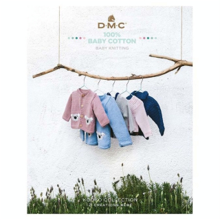 Livre 100% Baby Cotton 12 modèles pour bébé - DMC - Rougier et Plé