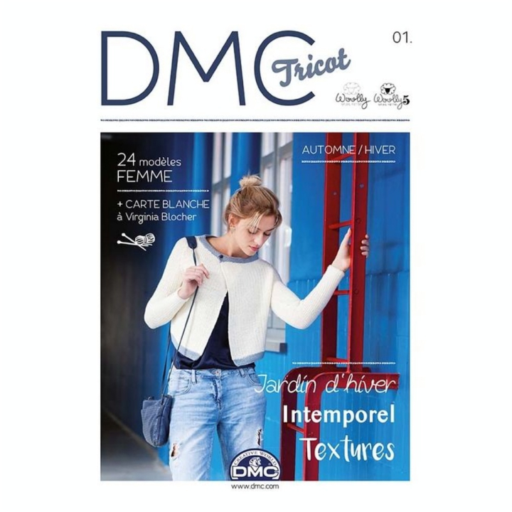 Livre Tricot Woolly 5 - 24 modèles femme - DMC - Rougier et Plé