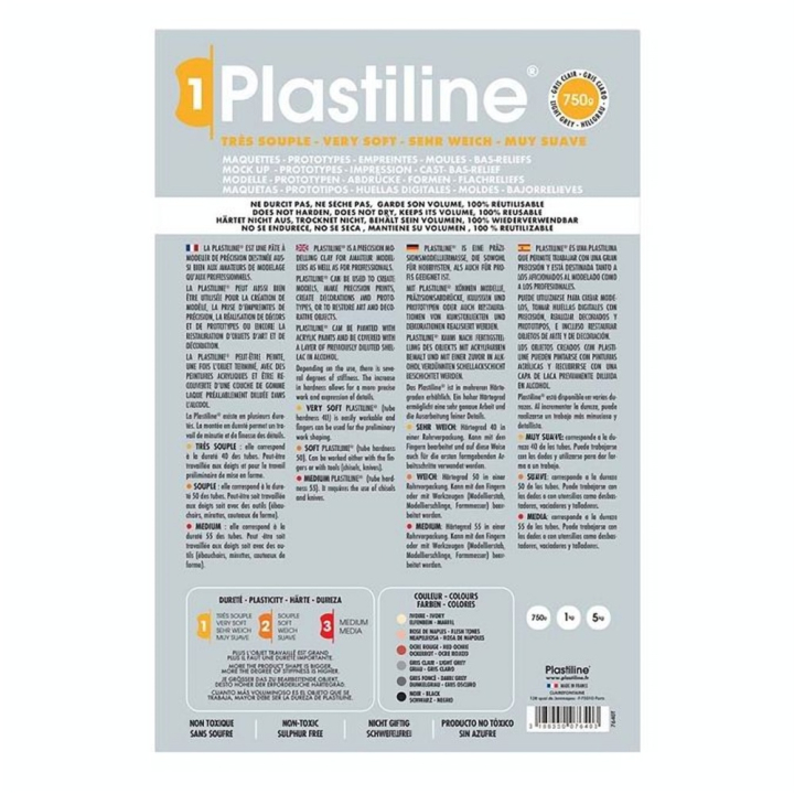Pâte à modeler de précision très souple 750 g - Plastiline - Rougier et Plé