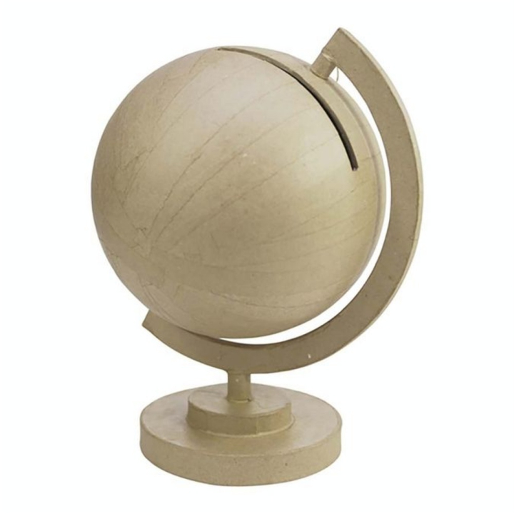 Urne globe en papier mâché 23 x 23 x 29,5 cm - Décopatch - Rougier et Plé