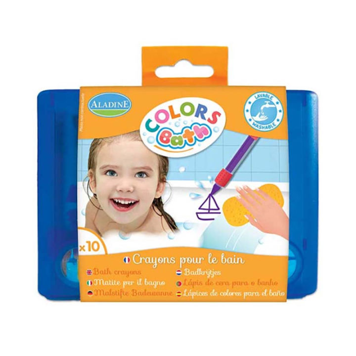 Crayons pour le bain Colors Bath 10 pcs - Aladine - Rougier et Plé