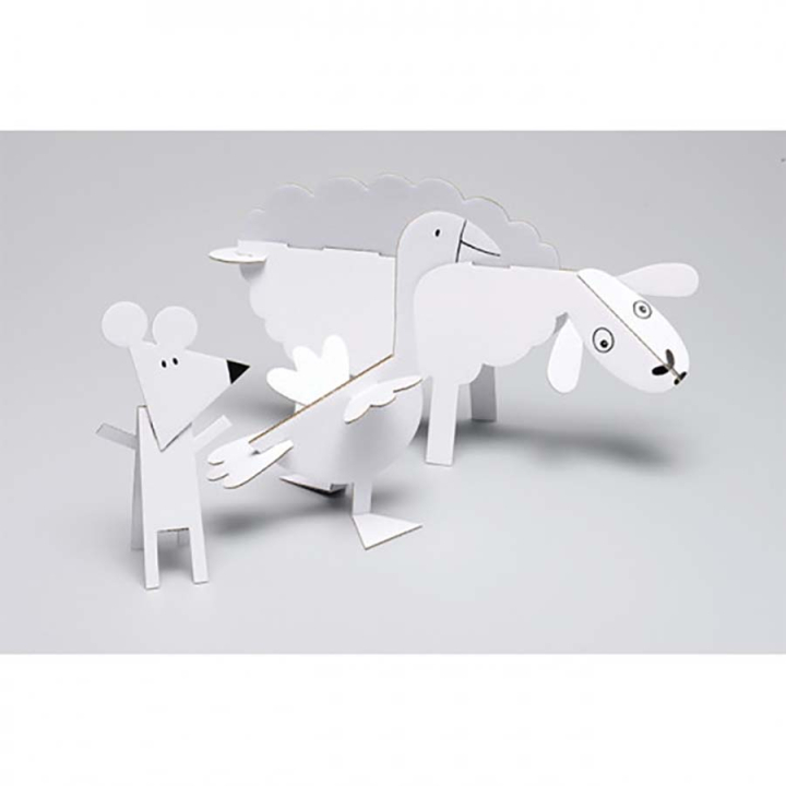 Carton à assembler Anim'Odulos Animaux de la ferme 15 pcs - Aladine - Rougier et Plé