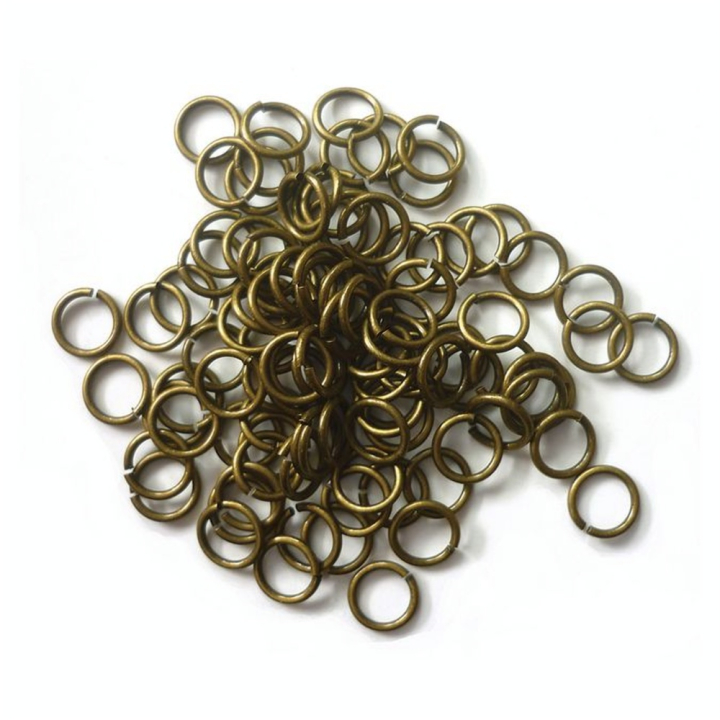 Anneau Brisé ø 6 mm 100 pcs Coloris bronze - Graine Créative - Rougier et Plé