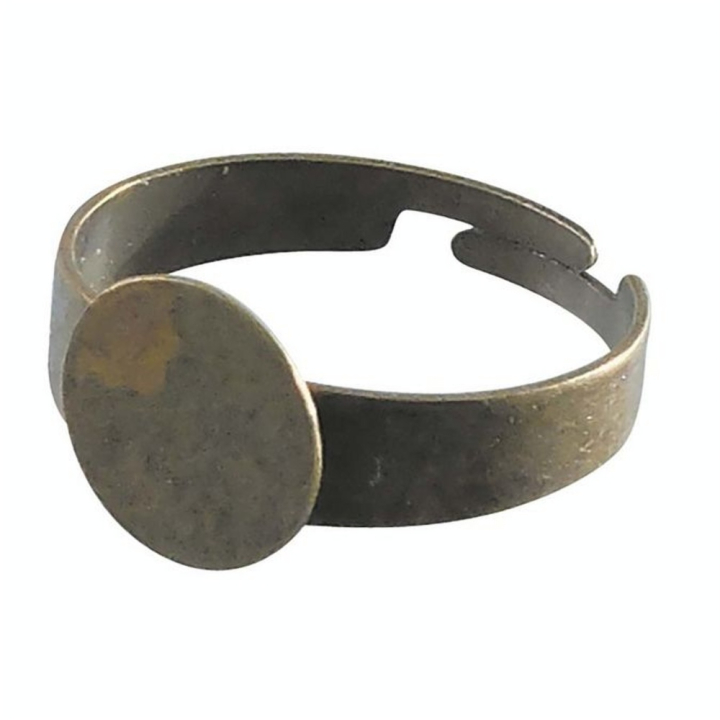 Bague Plateau ø 10 mm Coloris bronze - Graine Créative - Rougier et Plé