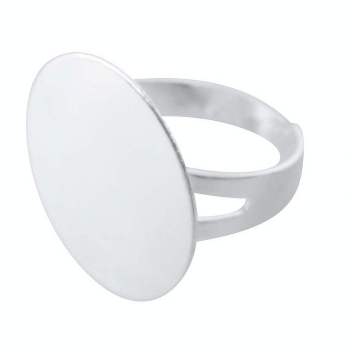 Bague Plateau ø 20 mm Coloris argent - Graine Créative - Rougier et Plé
