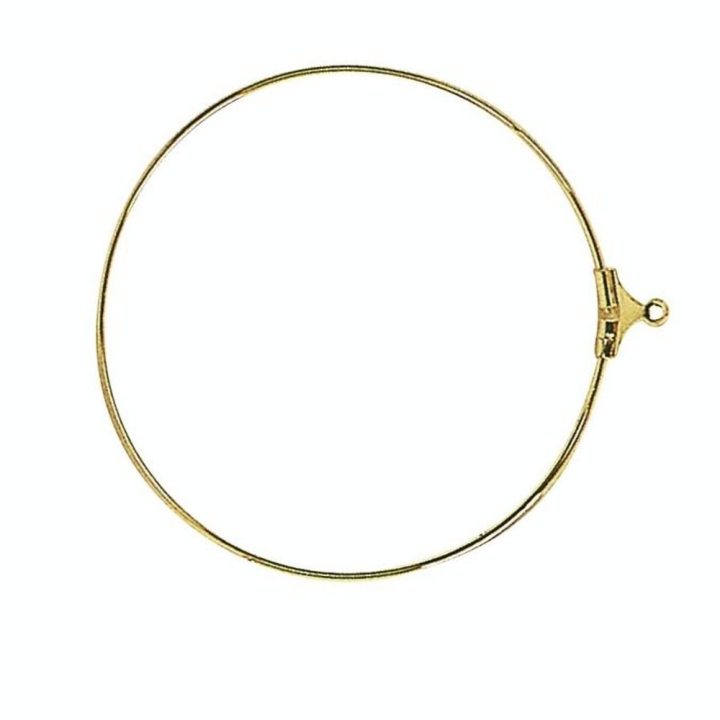 Boucle d'oreille Créole 2 pcs ø 5 cm Coloris or - Graine Créative - Rougier et Plé