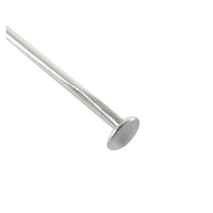 Clou de jonction Tête plate 10 pcs 50 mm Coloris argent - Graine Créative - Rougier et Plé