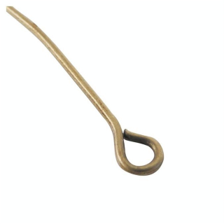 Clou de jonction Tête ronde 10 pcs 50 mm Coloris bronze - Graine Créative - Rougier et Plé