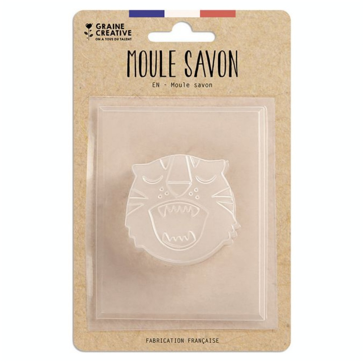 Mini Moule à savon 5 x 2 cm Tigre - Graine Créative - Rougier et Plé