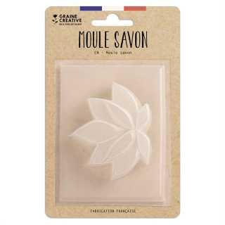 Mini Moule à savon 7 x 6 x 2 cm Fleur de Lotus - Graine Créative - Rougier et Plé