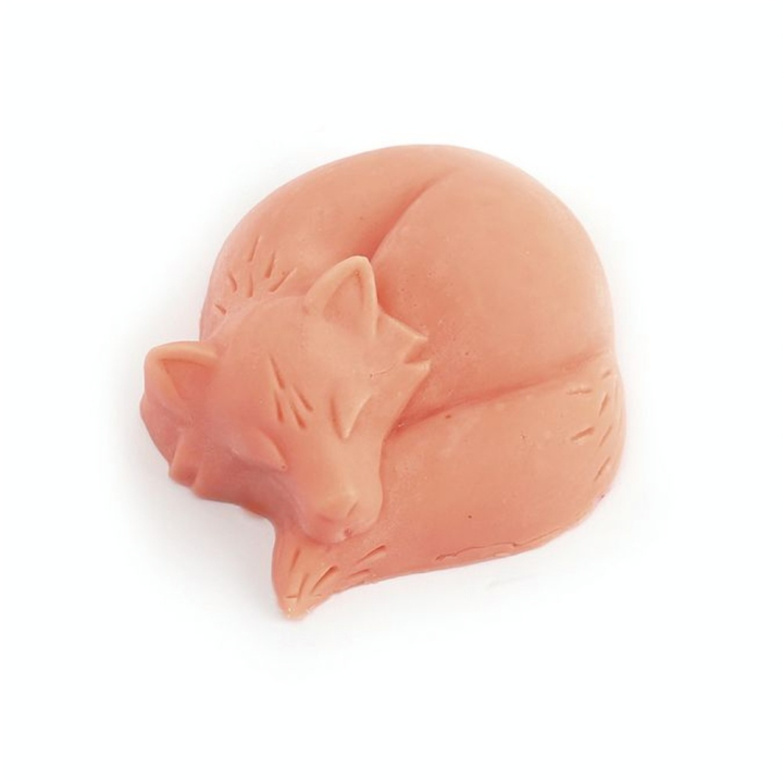 Mini Moule à savon 7 x 6 x 2 cm Renard endormi - Graine Créative - Rougier et Plé
