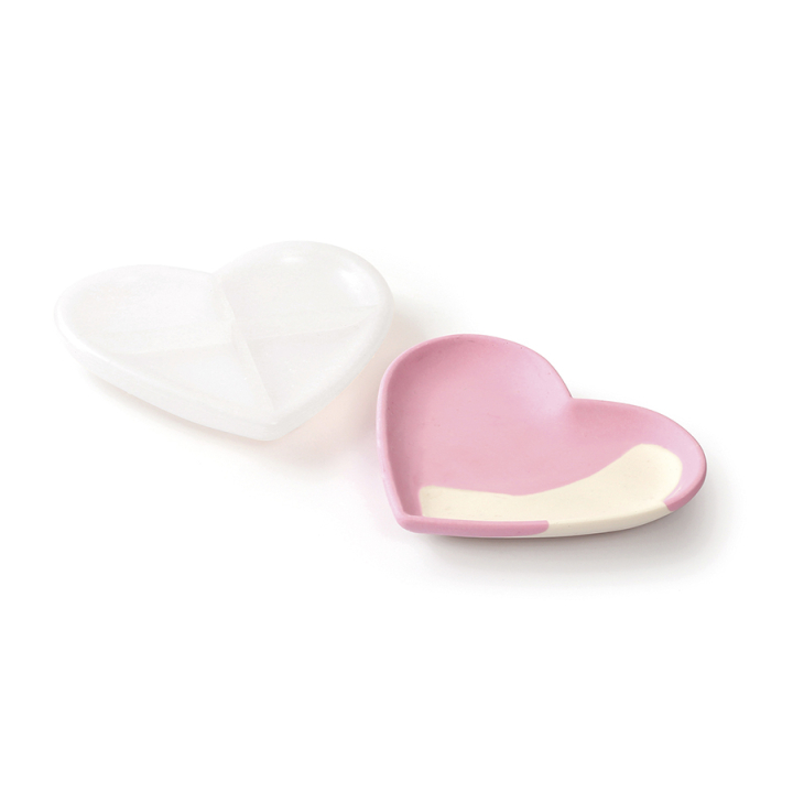 Moule en silicone 11,5 x 12,5 cm Coupe Cœur - Jesmonite - Rougier et Plé