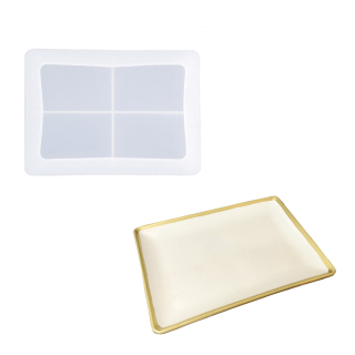 Moule en silicone 15 x 11 cm Coupe Rectangle - Jesmonite - Rougier et Plé