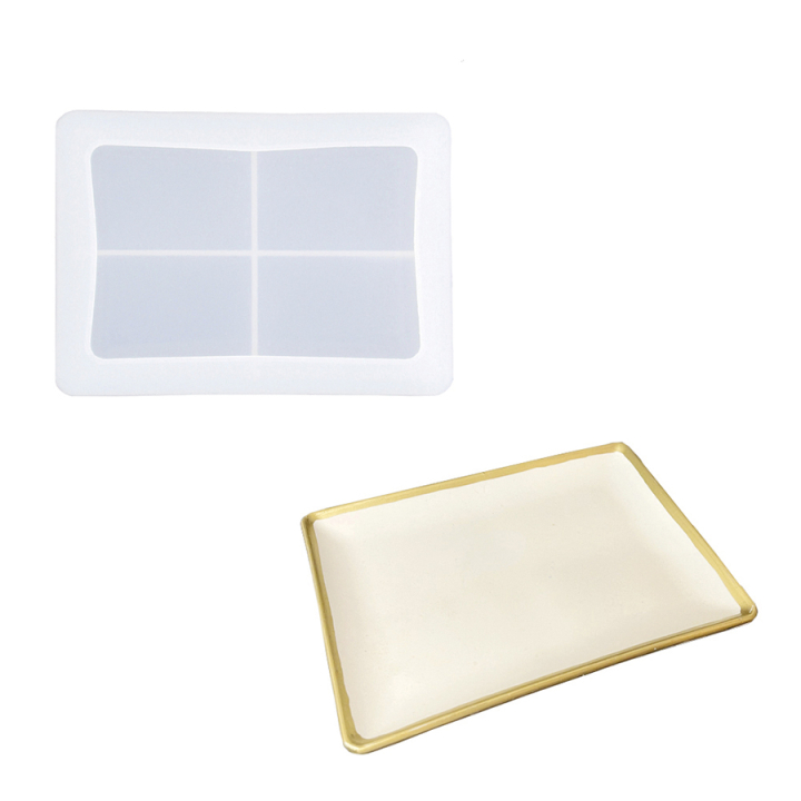 Moule en silicone 15 x 11 cm Coupe Rectangle - Jesmonite - Rougier et Plé