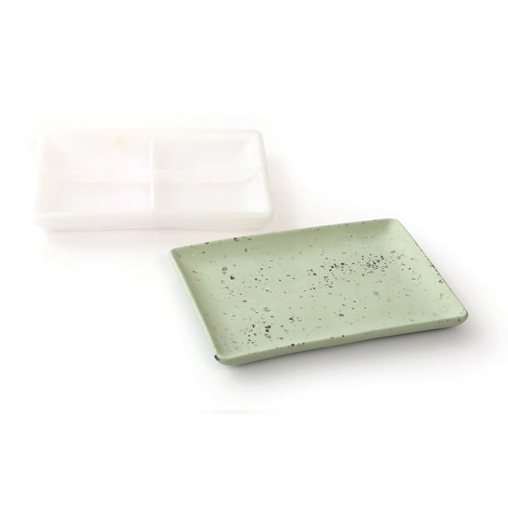 Moule en silicone 15 x 11 cm Coupe Rectangle - Jesmonite - Rougier et Plé