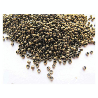 Perles à écraser 2 mm 60 pcs Coloris bronze - Graine Créative - Rougier et Plé