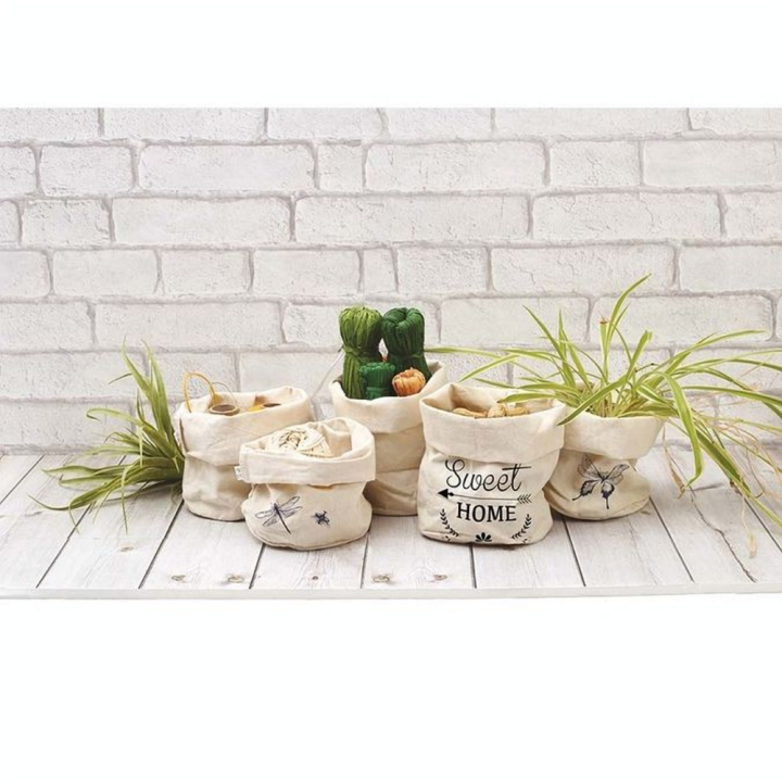 Pochon en coton ø 125 x 220 mm - Graine Créative - Rougier et Plé