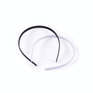 Serre-tête 1 cm 2 pcs Noir et Blanc - Graine Créative - Rougier et Plé