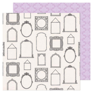 Papier imprimé 30,5 x 30,5 cm 180 g/m² Woodland Grove - Conservatory - American Crafts - Rougier et Plé